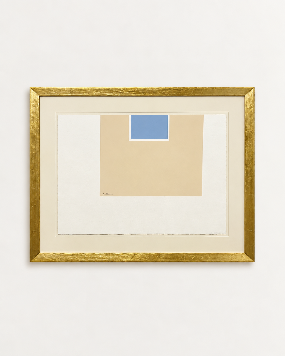 Untitled (Yellow/Blue), Framed