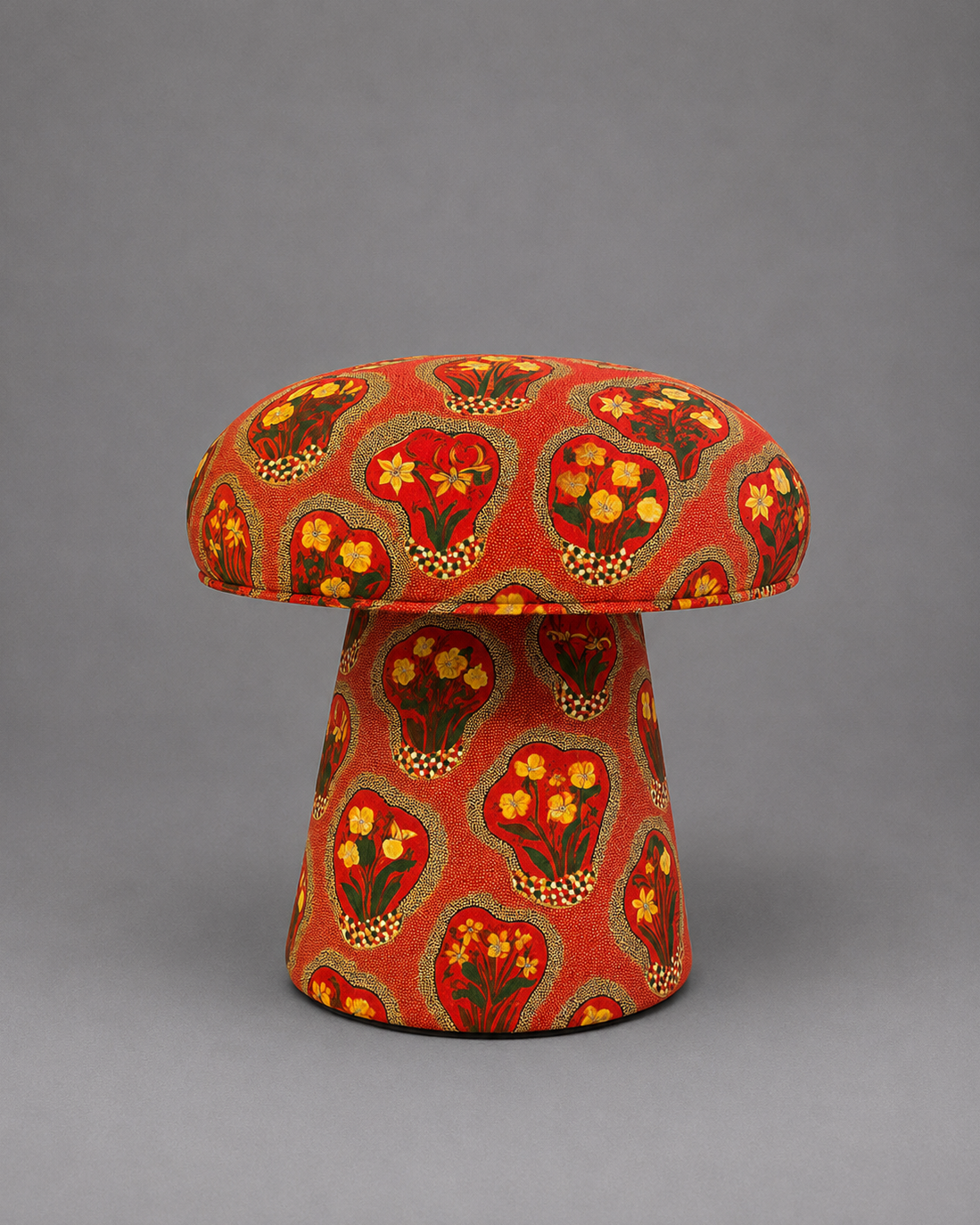 The Forsyth Mushroom Pouf in Josef Frank for Svenskt Tenn Catleya