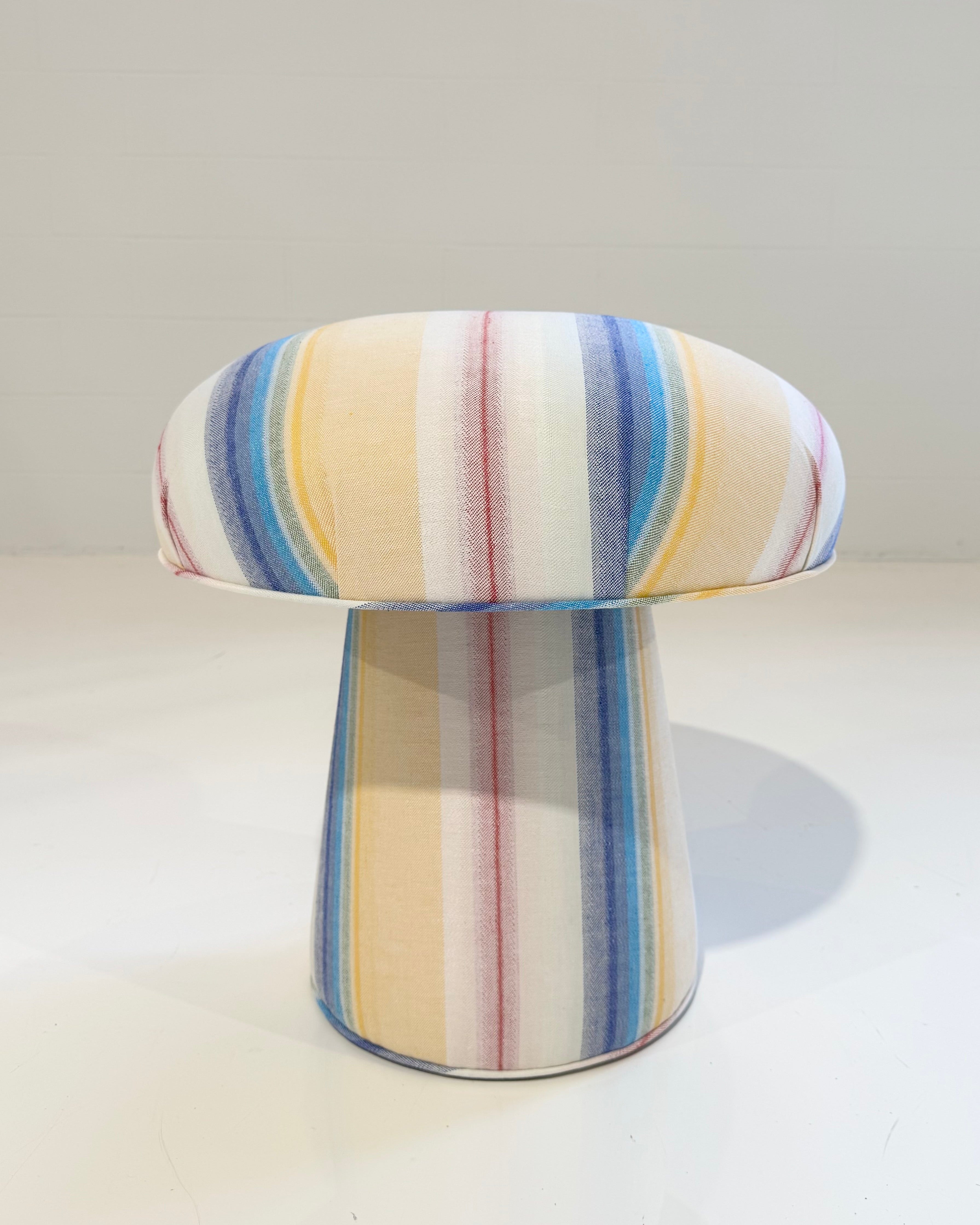 The Forsyth Mushroom Pouf in Chiarastella Cattana Lys