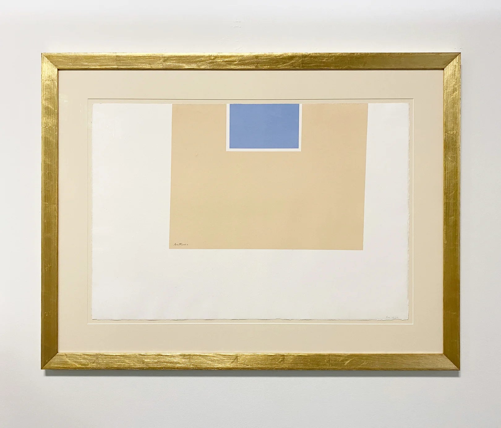 Untitled (Yellow/Blue), Framed