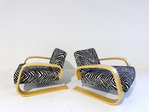 Model 37/400 "Tank" Lounge Chairs, Pair