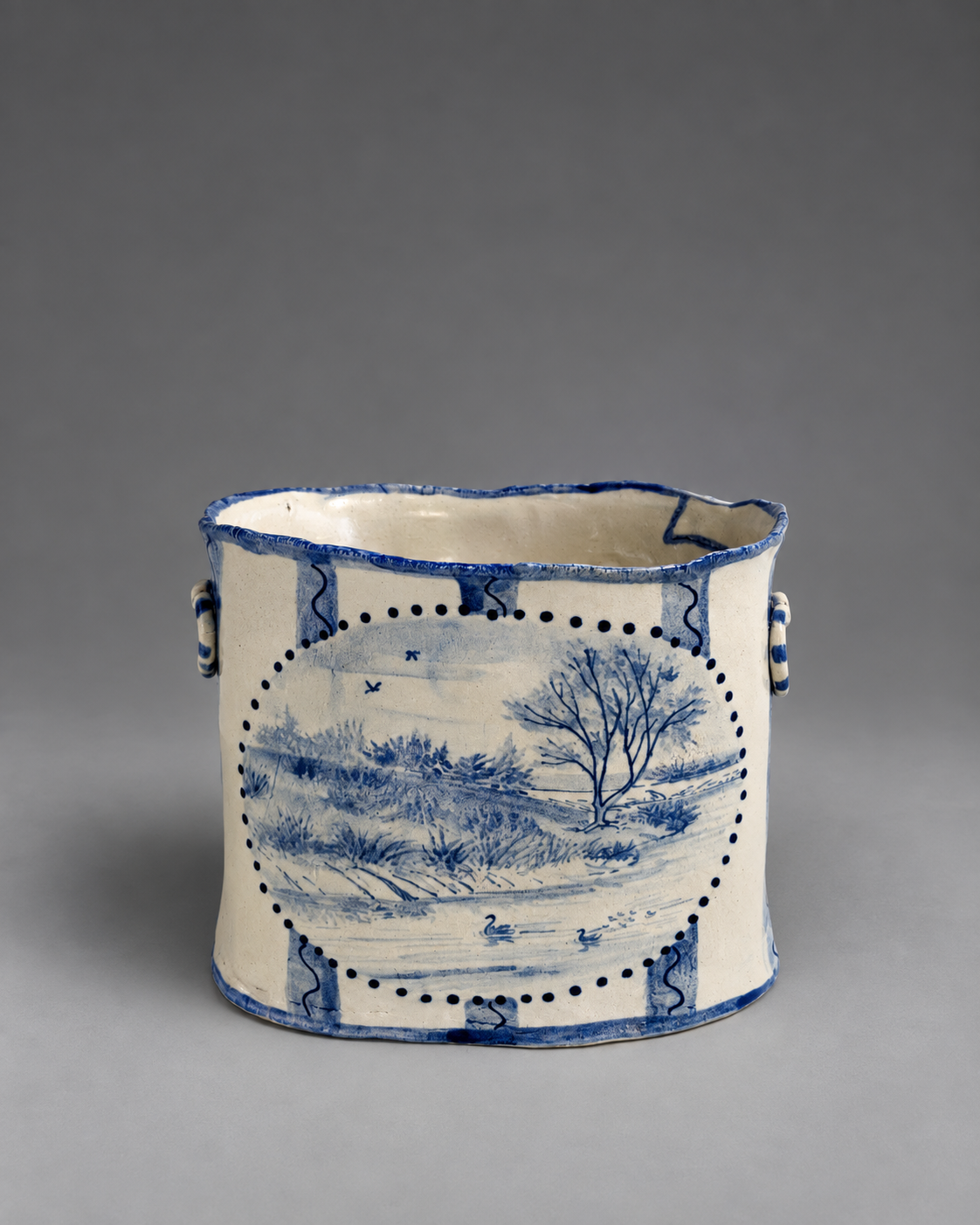 Duck Landscape Vase