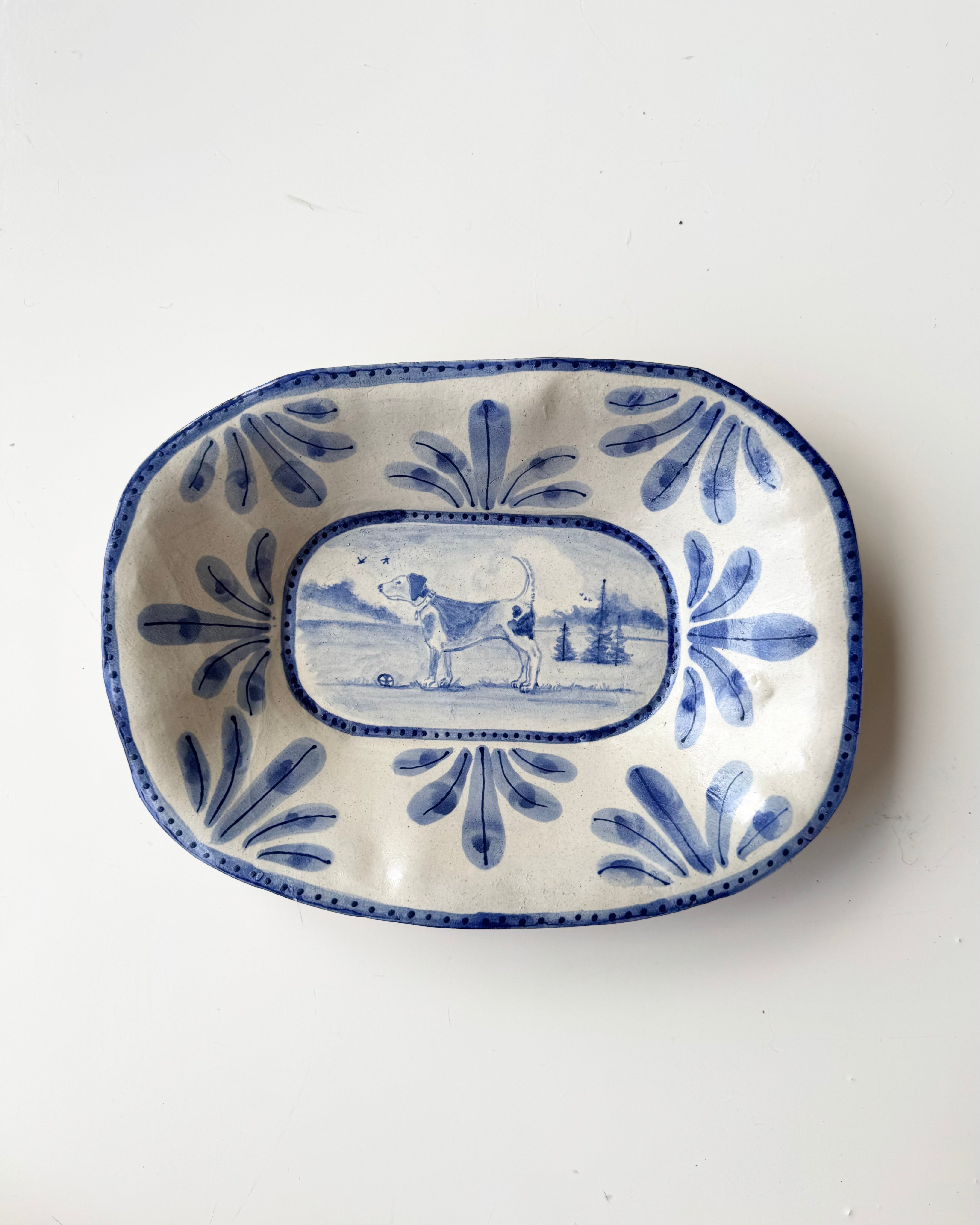 Hound Shallow Bowl