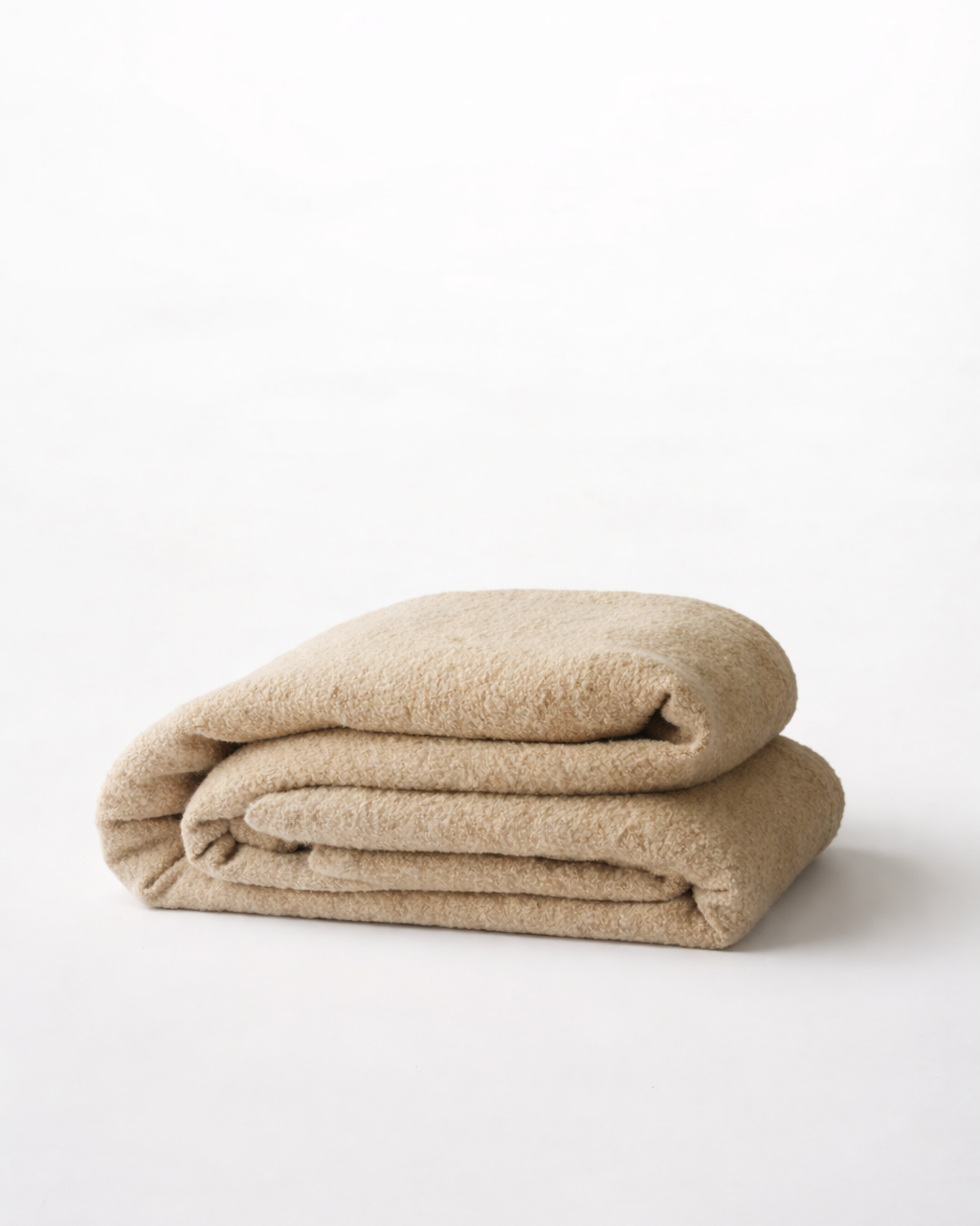 The Bouclé Bedcover, King/Cal King, Biscotti - FORSYTH