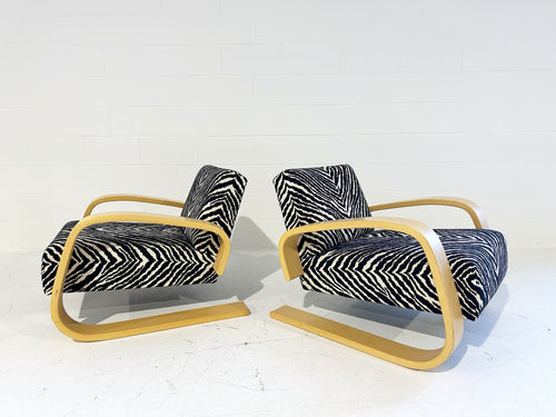Model 37/400 "Tank" Lounge Chairs, Pair