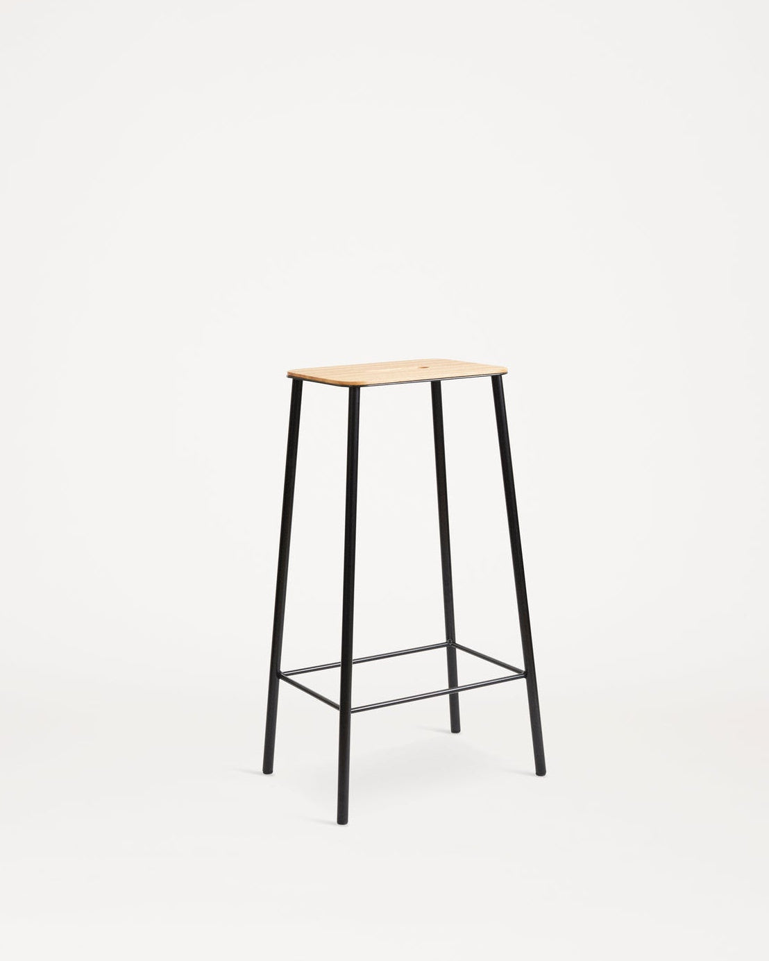 Adam Stool | Black and Oak