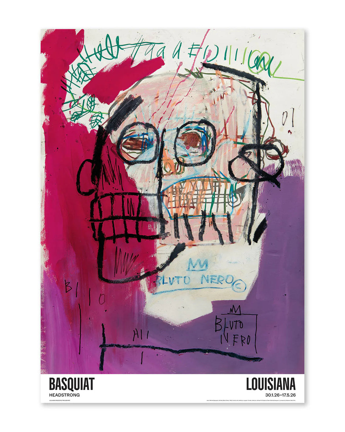 Jean-Michel Basquiat – Untitled (Bluto Nero) 1982