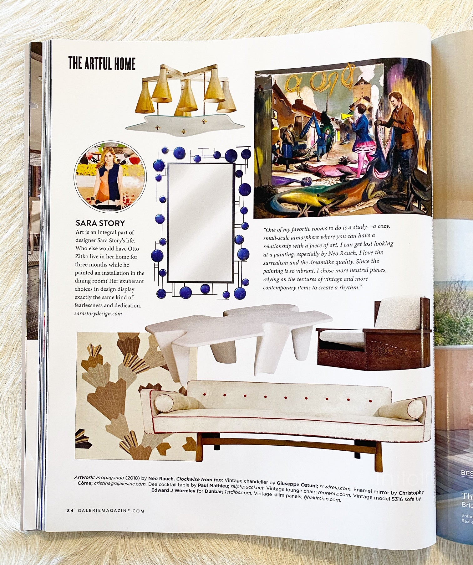 <p>Sara Story Designs a Fantasy Room Inspired by the Work of Neo Rauch  <a href="https://www.galeriemagazine.com/sara-story-neo-rauch/" title="https://www.galeriemagazine.com/sara-story-neo-rauch/"><em><strong>Click Here To Read</strong></em></a></p>