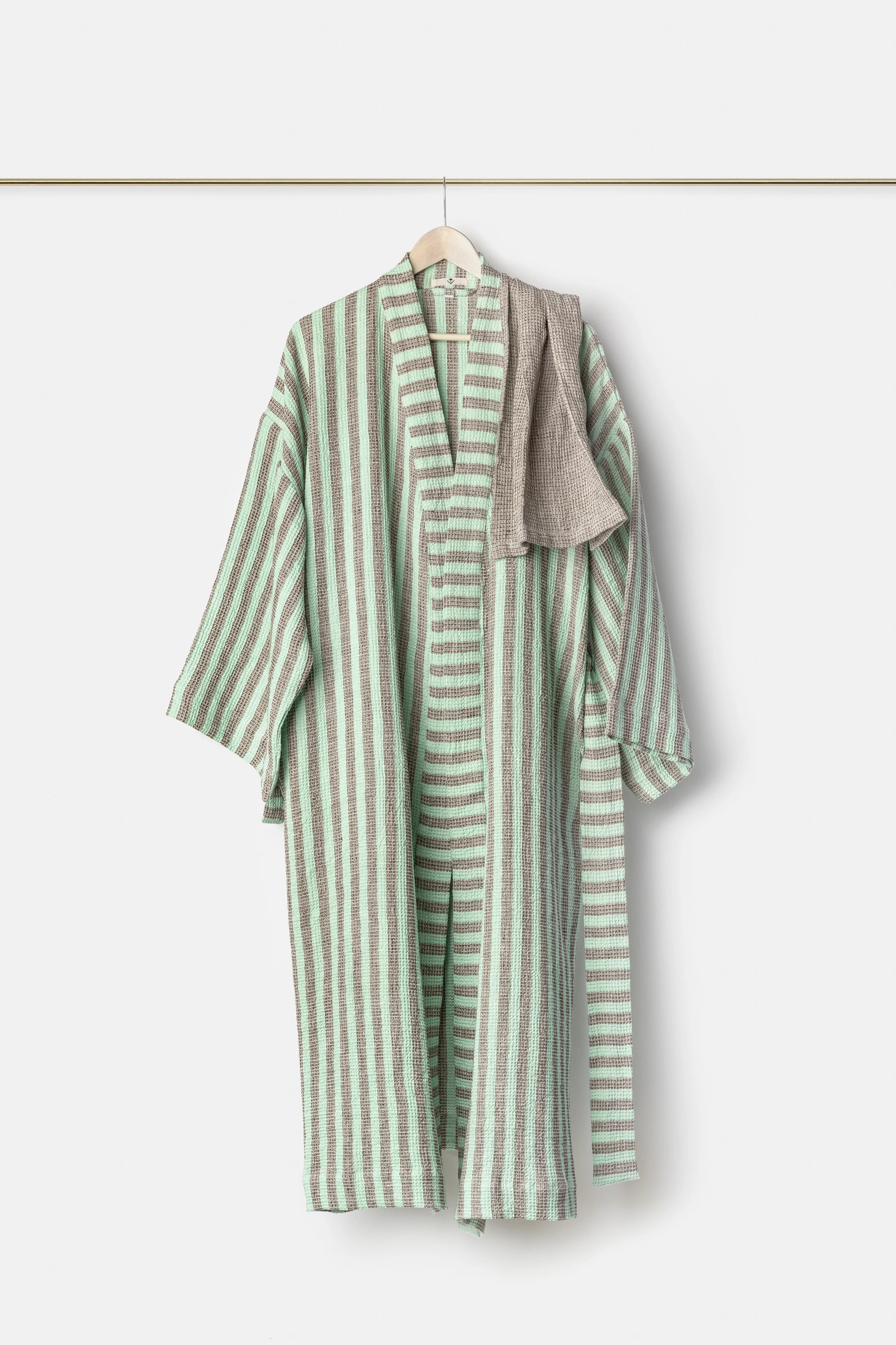 Montecatini Bathrobe, Acquamarina/Brown