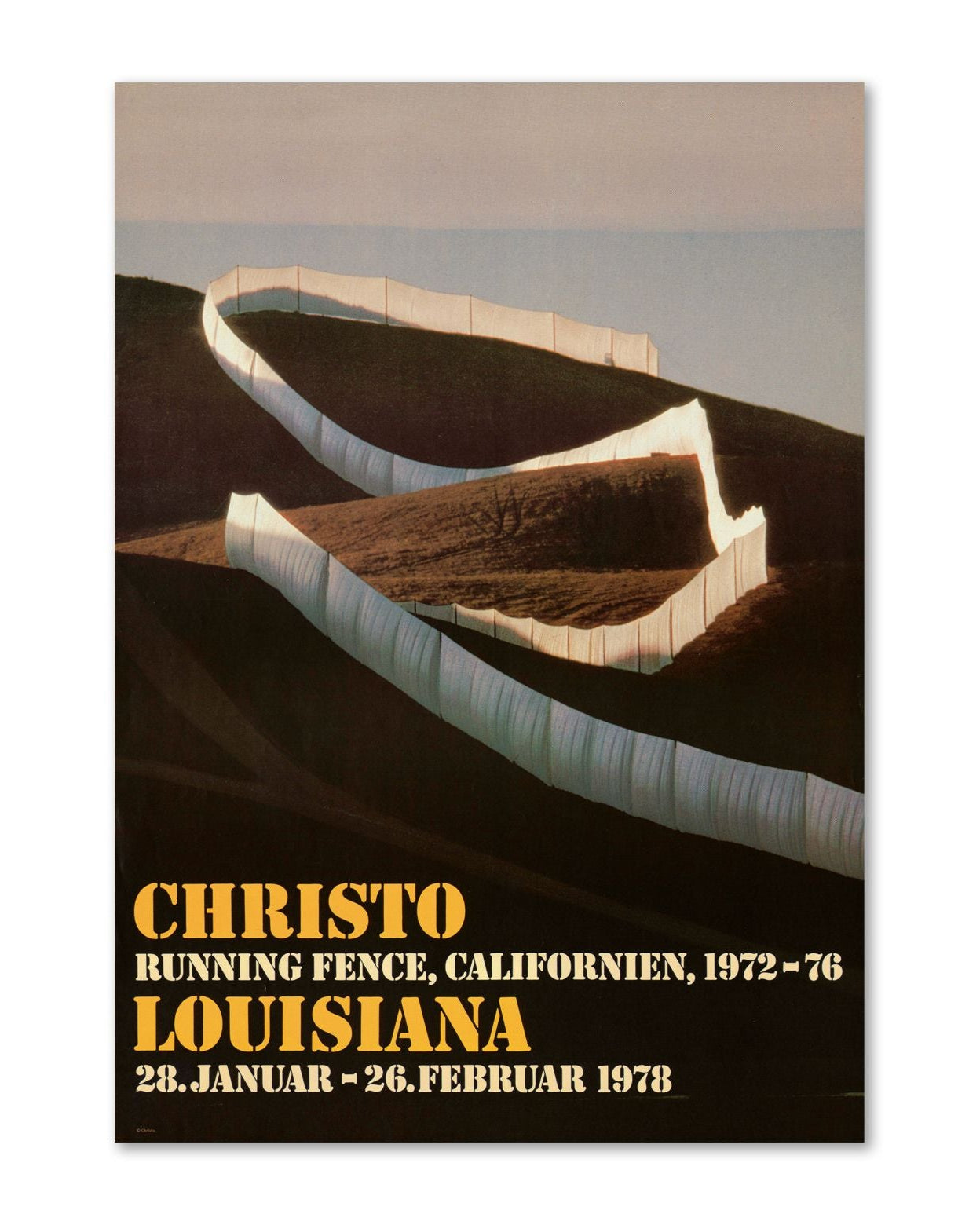 Christo – Running Fence California (1972-76)