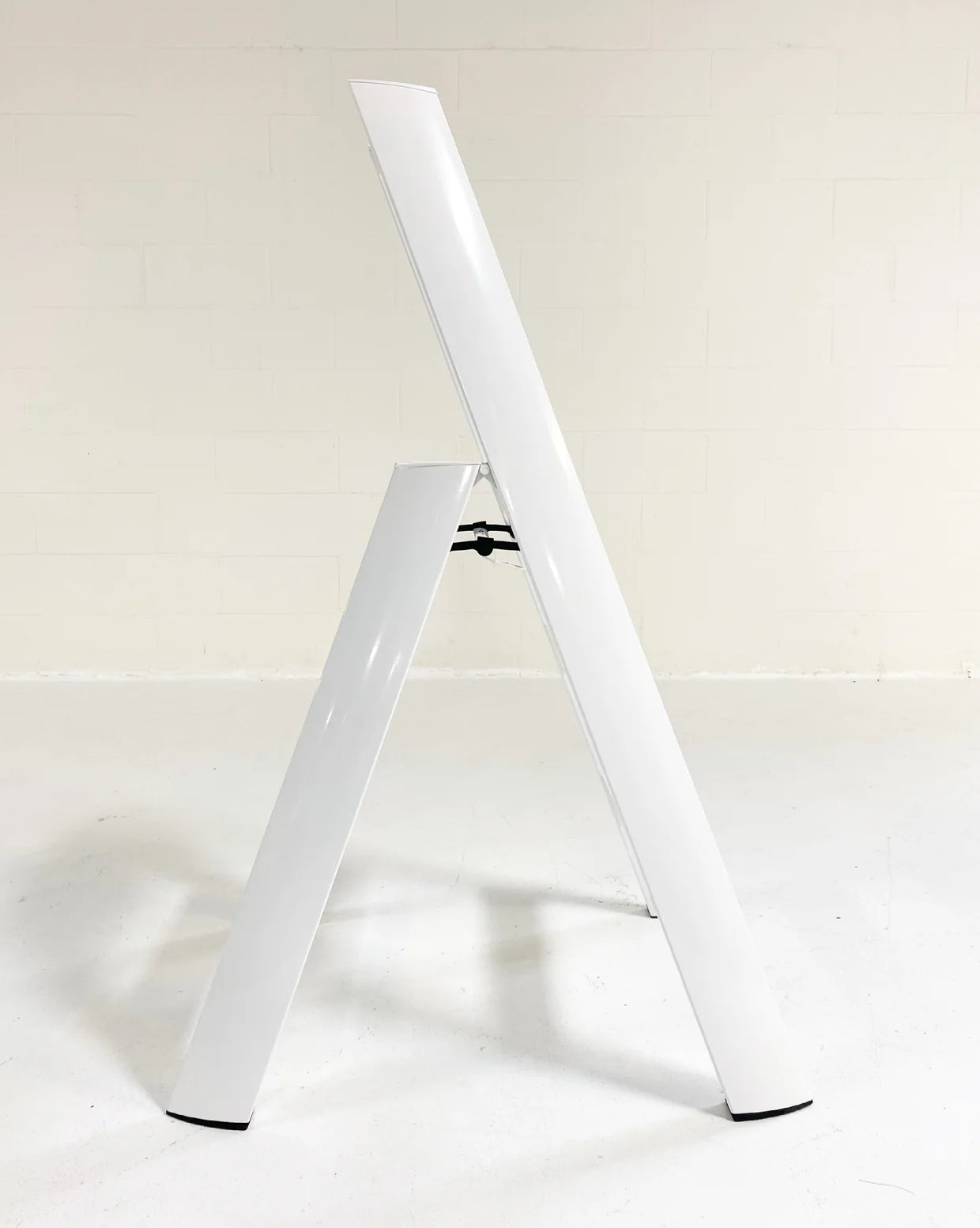Lucano Wide 3-Step Ladder, White