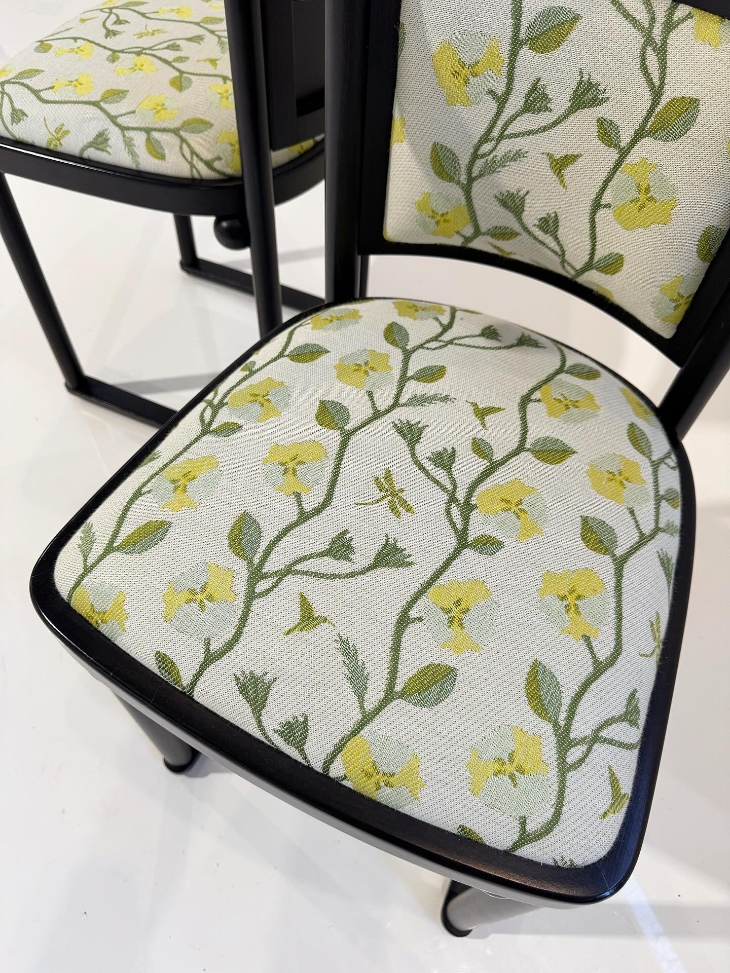 Vintage Josef Hoffmann Fledermaus Chairs, Pair