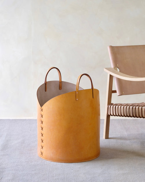 Log Basket - London Tan