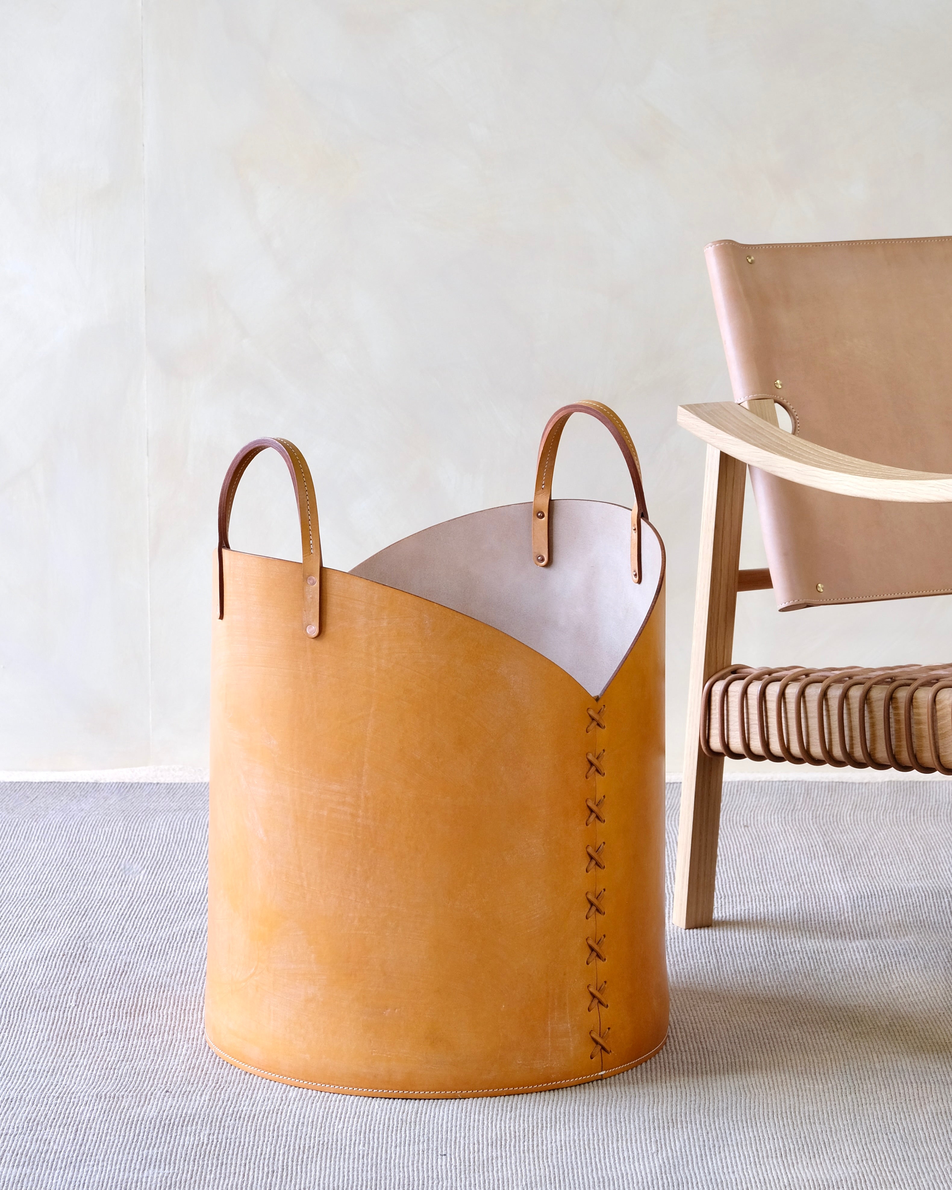 Log Basket - London Tan