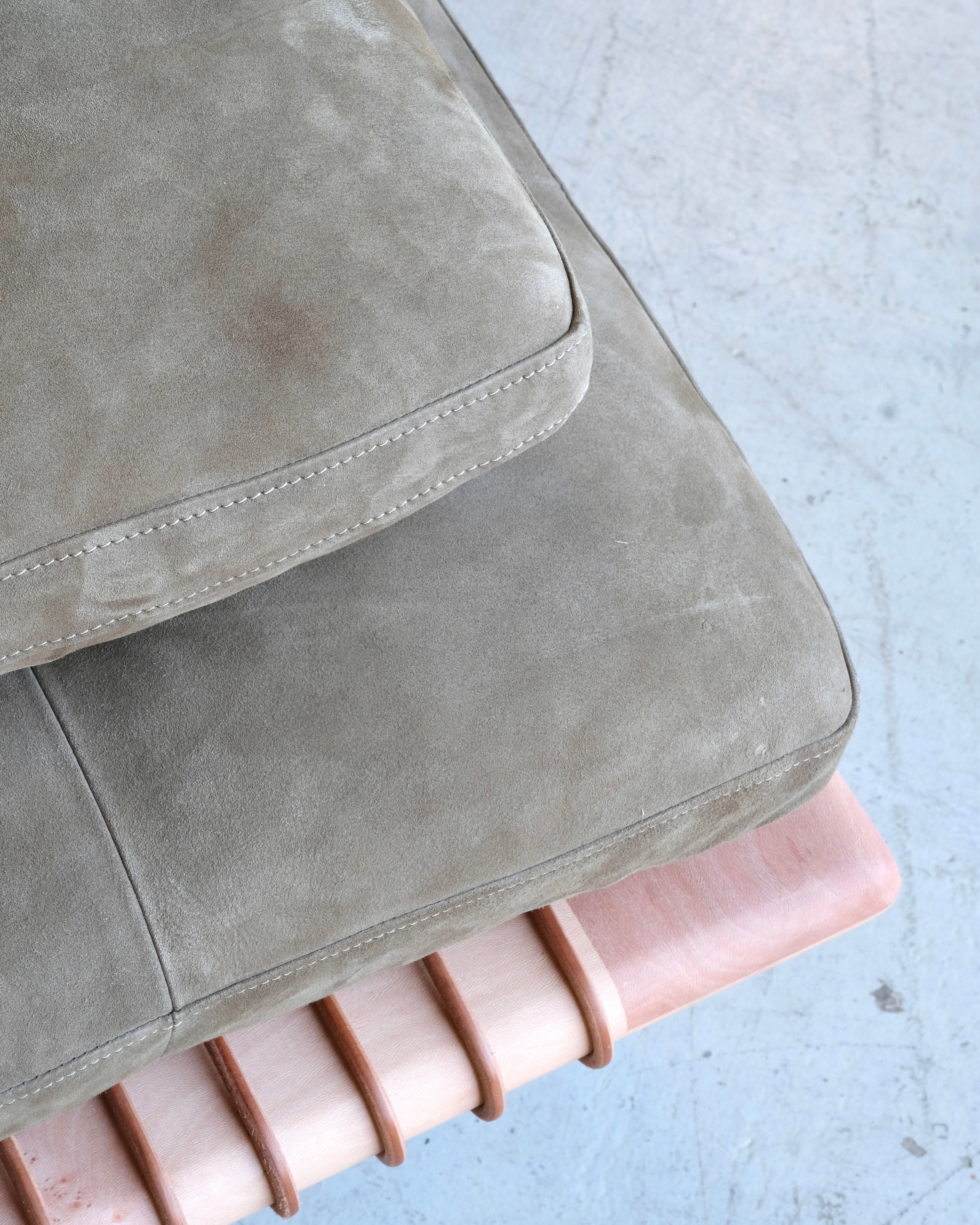 Mesa Daybed in London Plane and Deer Suede