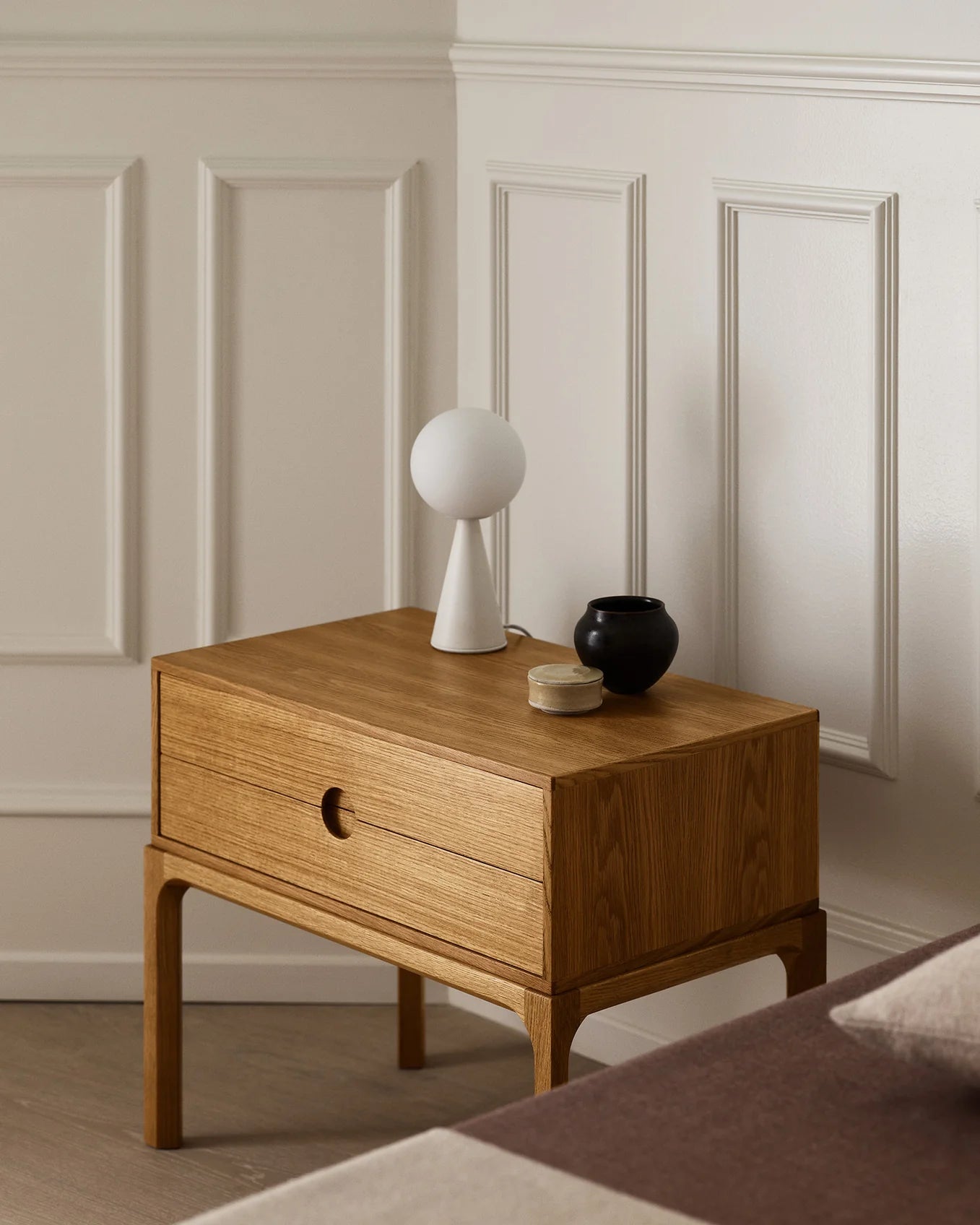 Entre Bedside Table | Oak