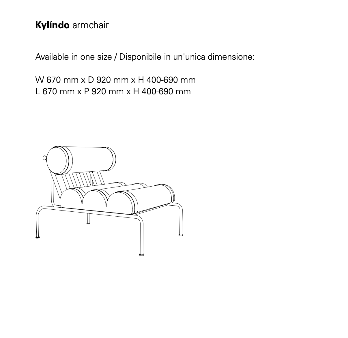 Kylíndo Lounge Chair