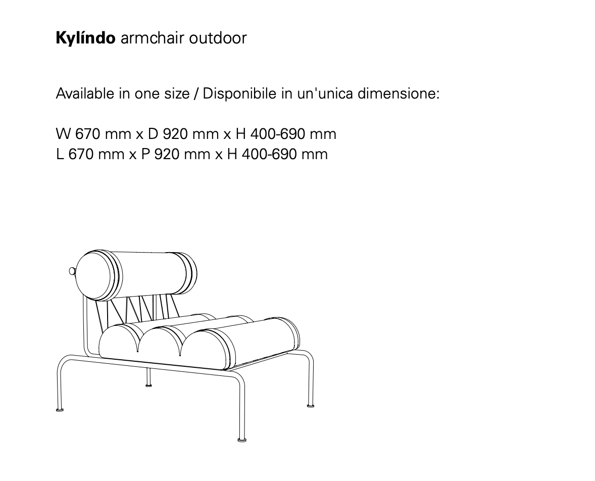 Kylíndo Outdoor Lounge Chair