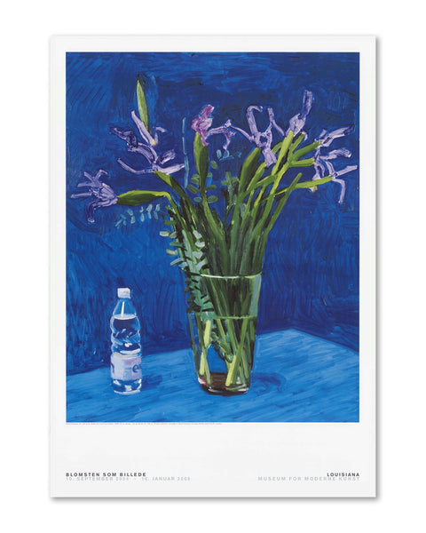 額装品/Iris With Evian Bottle/デビット ホックニー David Hockney - Iris with Evian Bottle (1998) – FORSYTH