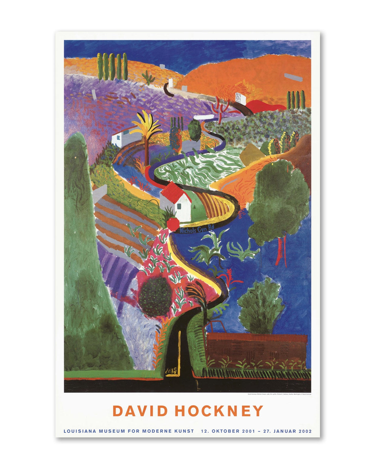 David Hockney – Nichols Canyon (1980)
