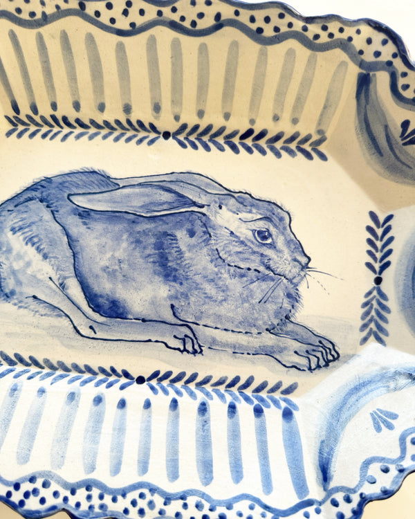 Hare in Repose Platter