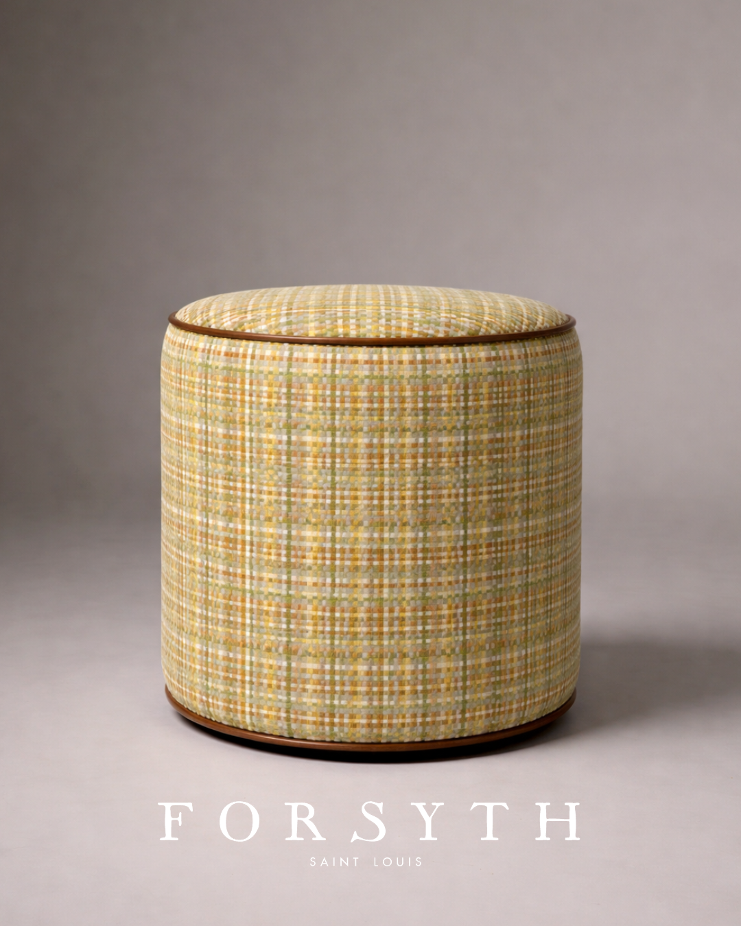 The Forsyth Drum Stool, Choose Your Fabric