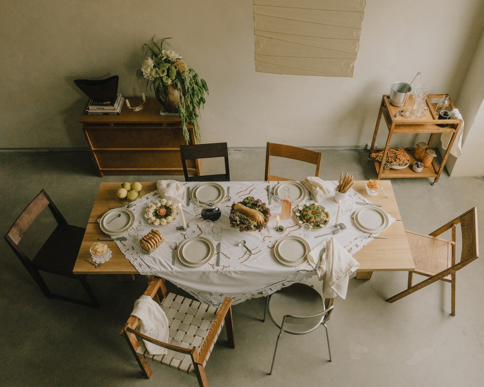 Trestle Table | Natural Oak | Planks