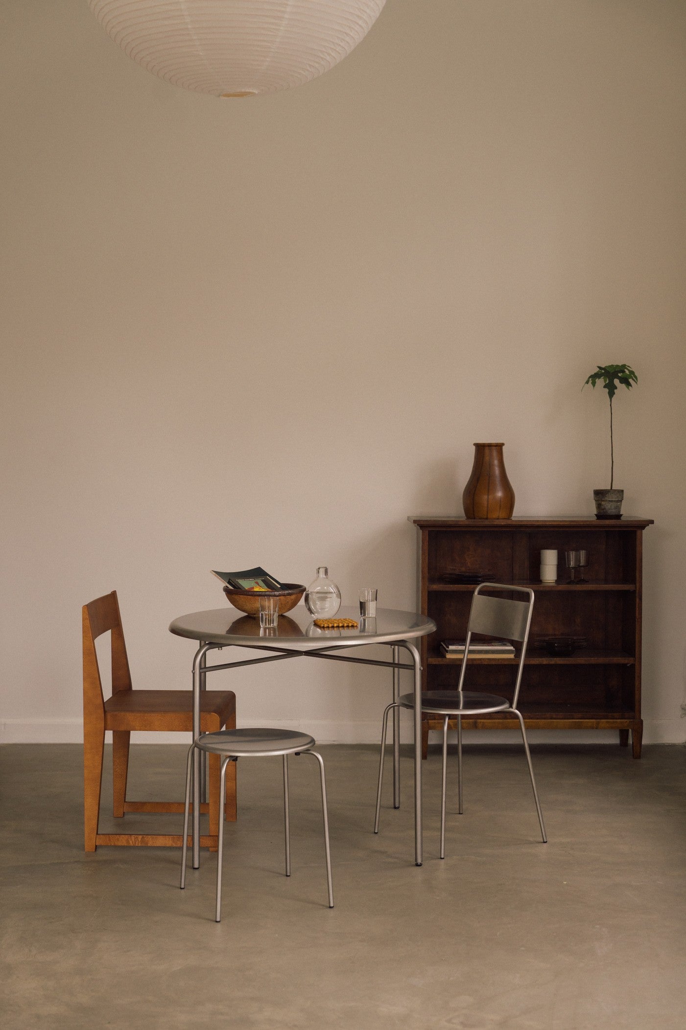 Petit Rond Stool | Stainless Steel