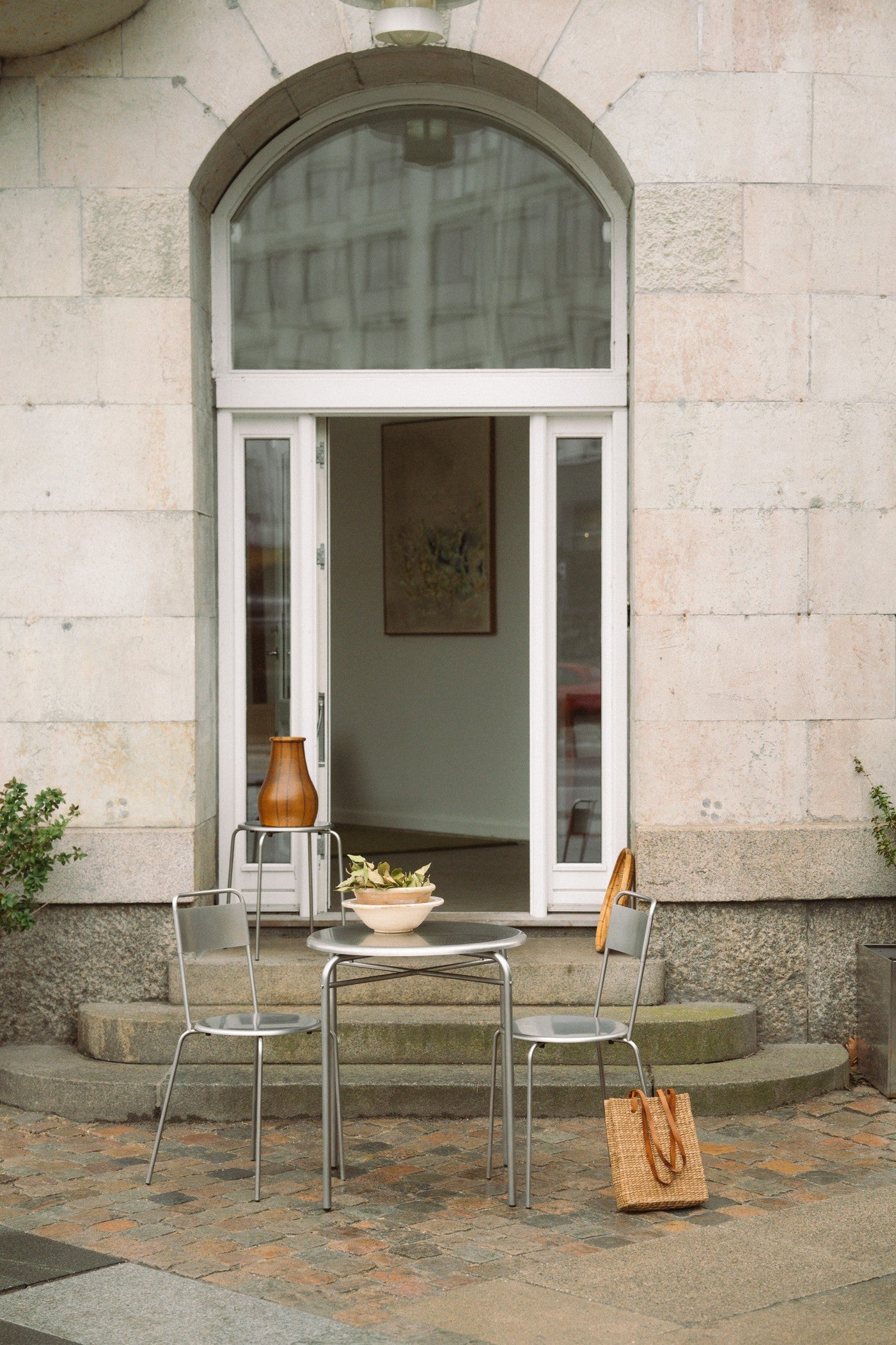 Petit Rond Chair | Stainless Steel