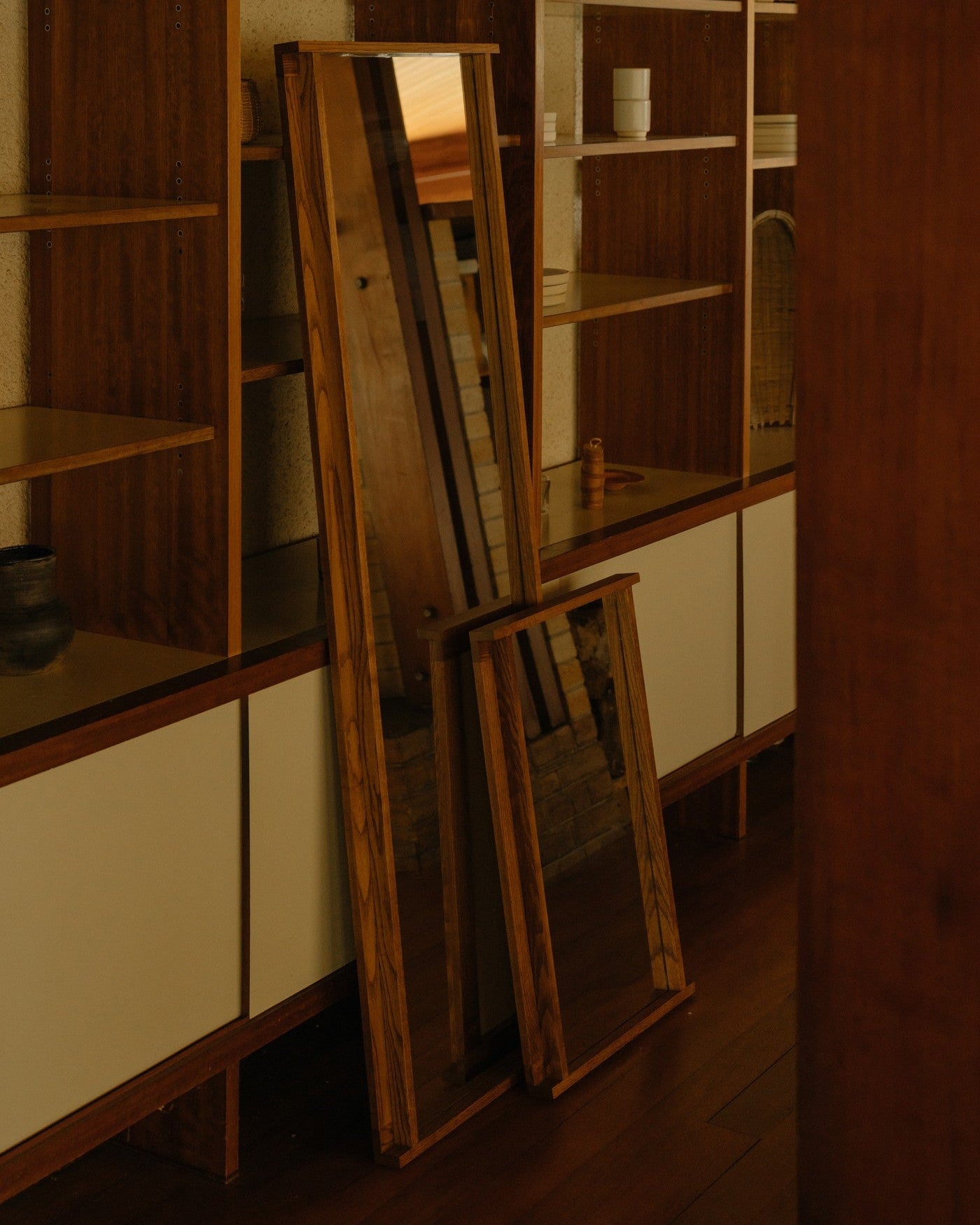 Symmetry Mirror | Honey Ash Wood | Large