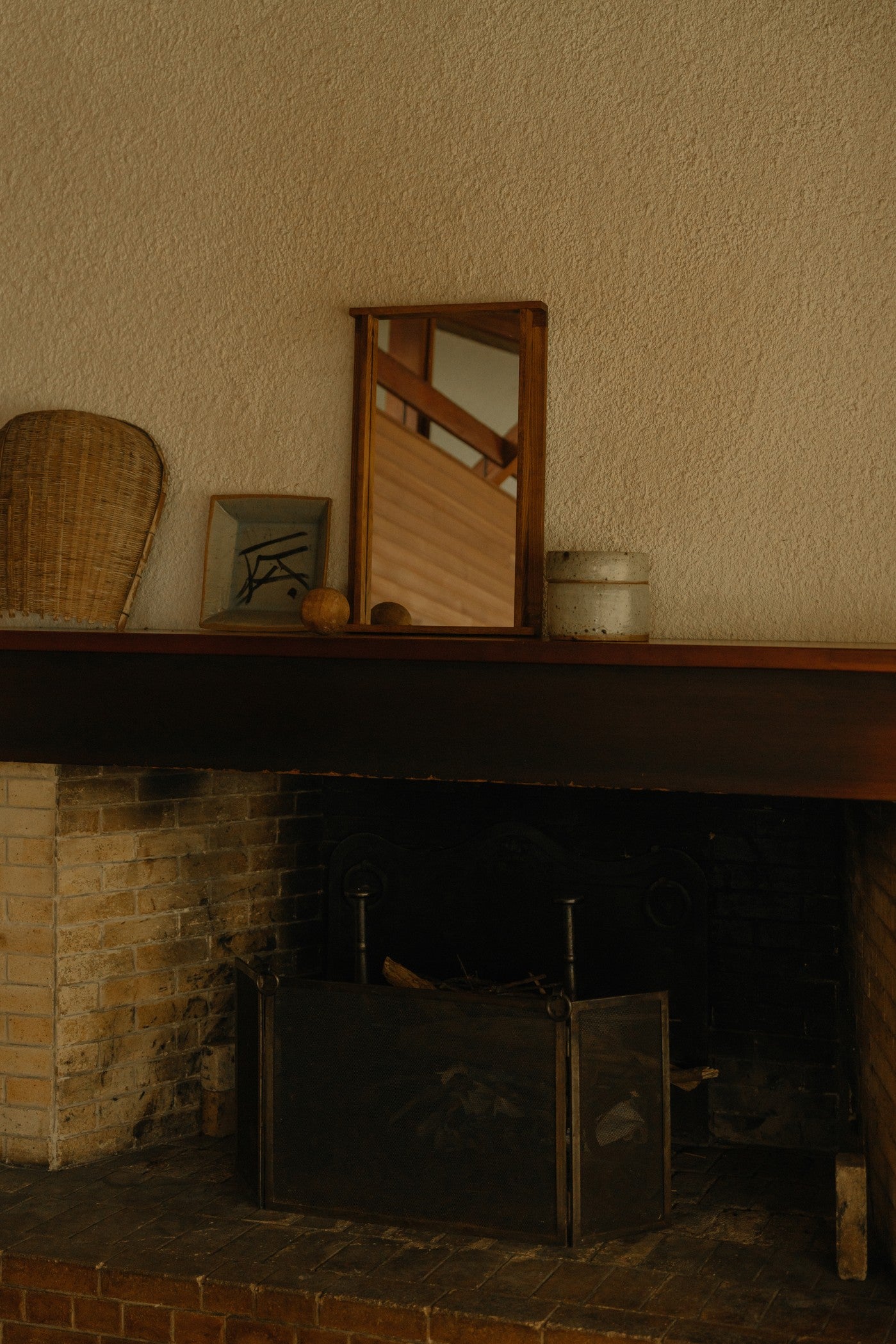 Symmetry Mirror | Honey Ash Wood | Small