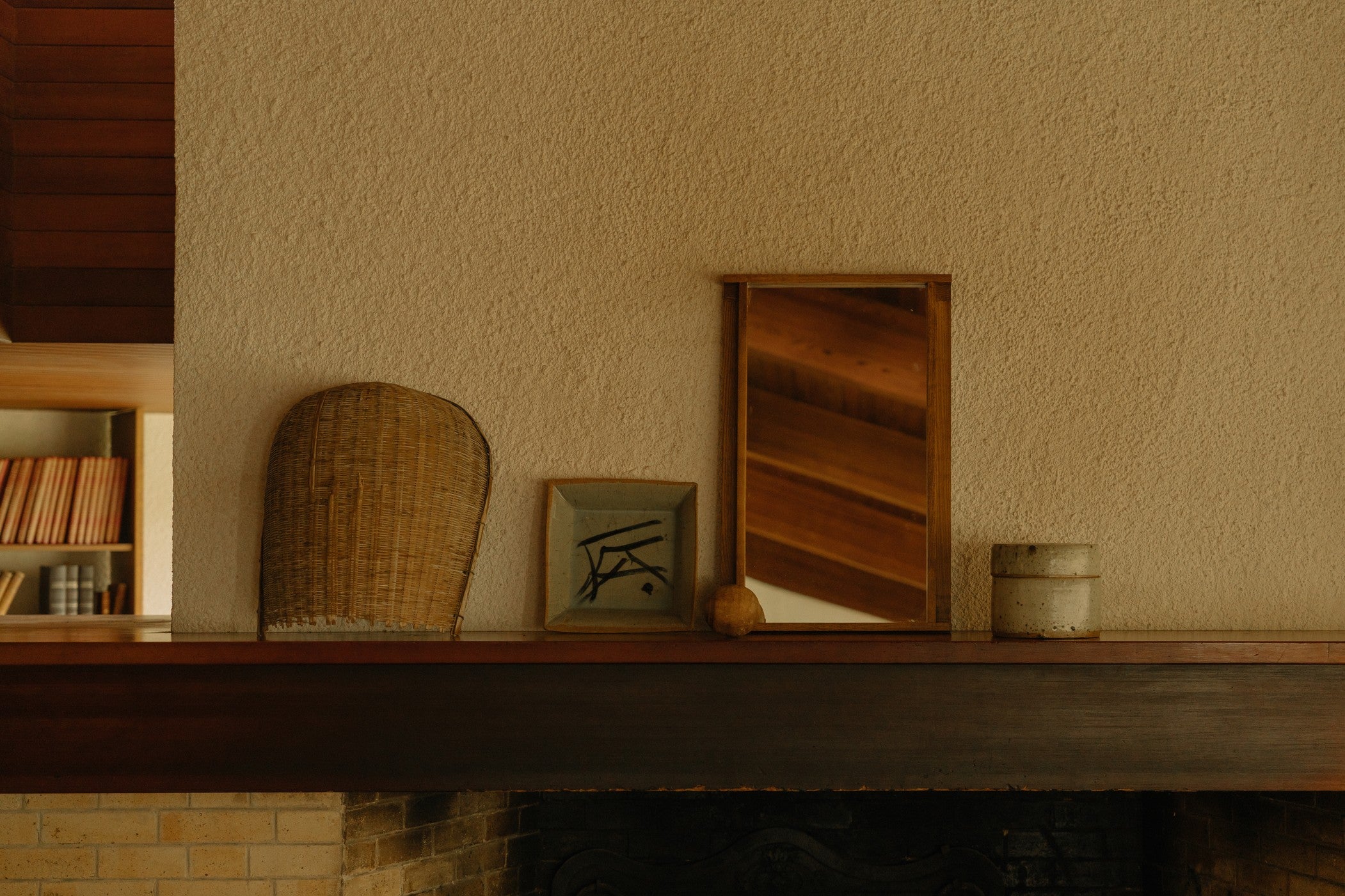 Symmetry Mirror | Honey Ash Wood | Small