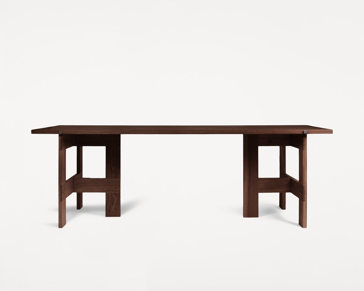 Trestle Table | Dark Oak | Planks