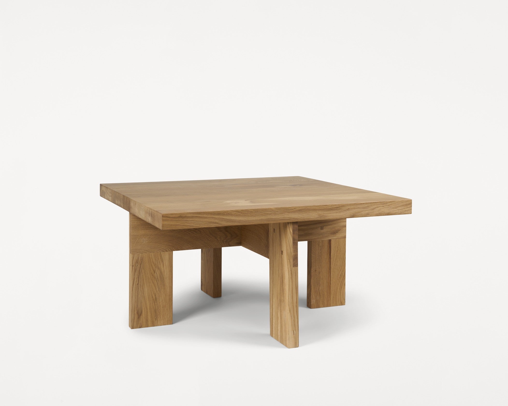 Farmhouse Coffee Table | Natural Oak | Square
