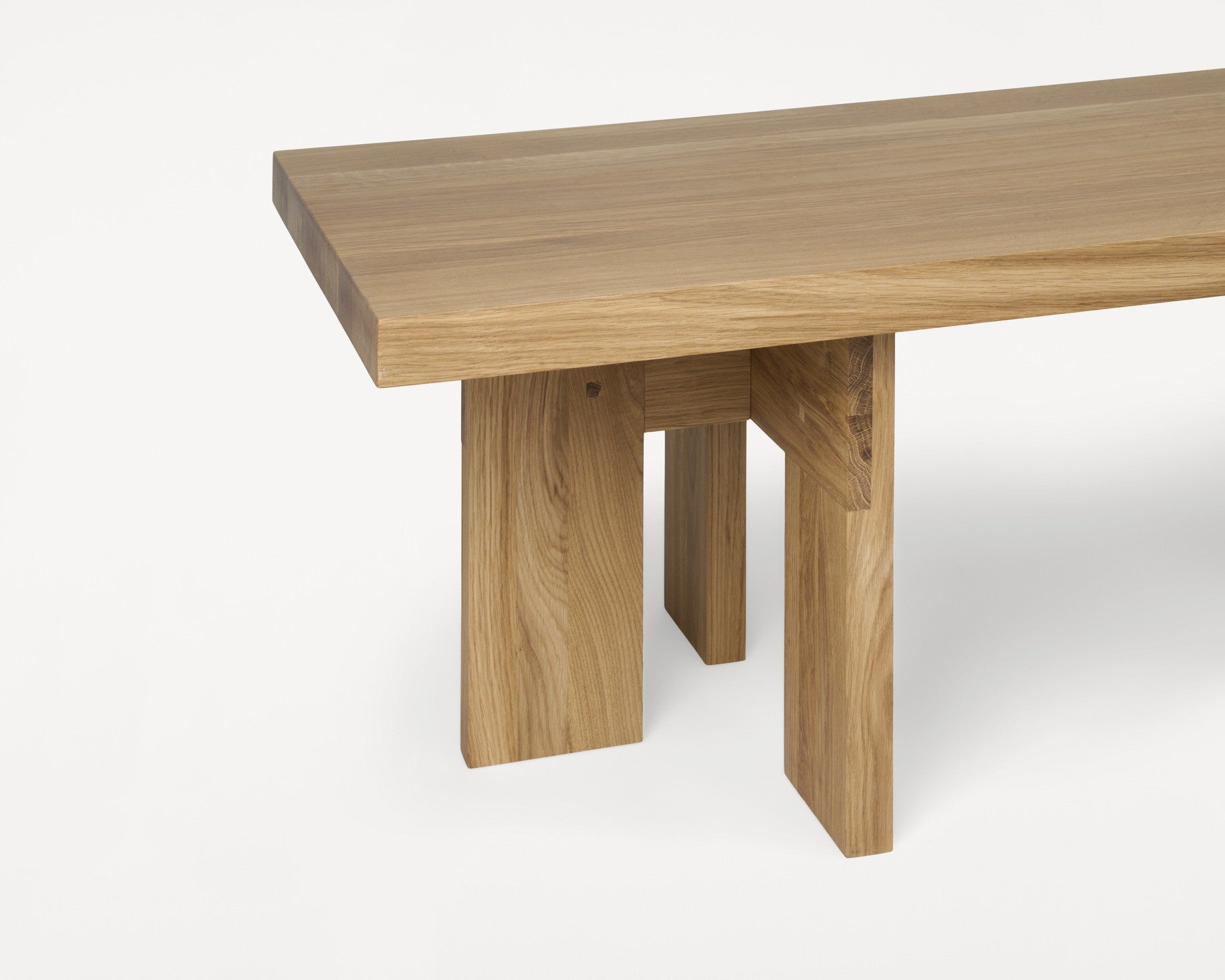 Farmhouse Coffee Table | Natural Oak | Rectangle