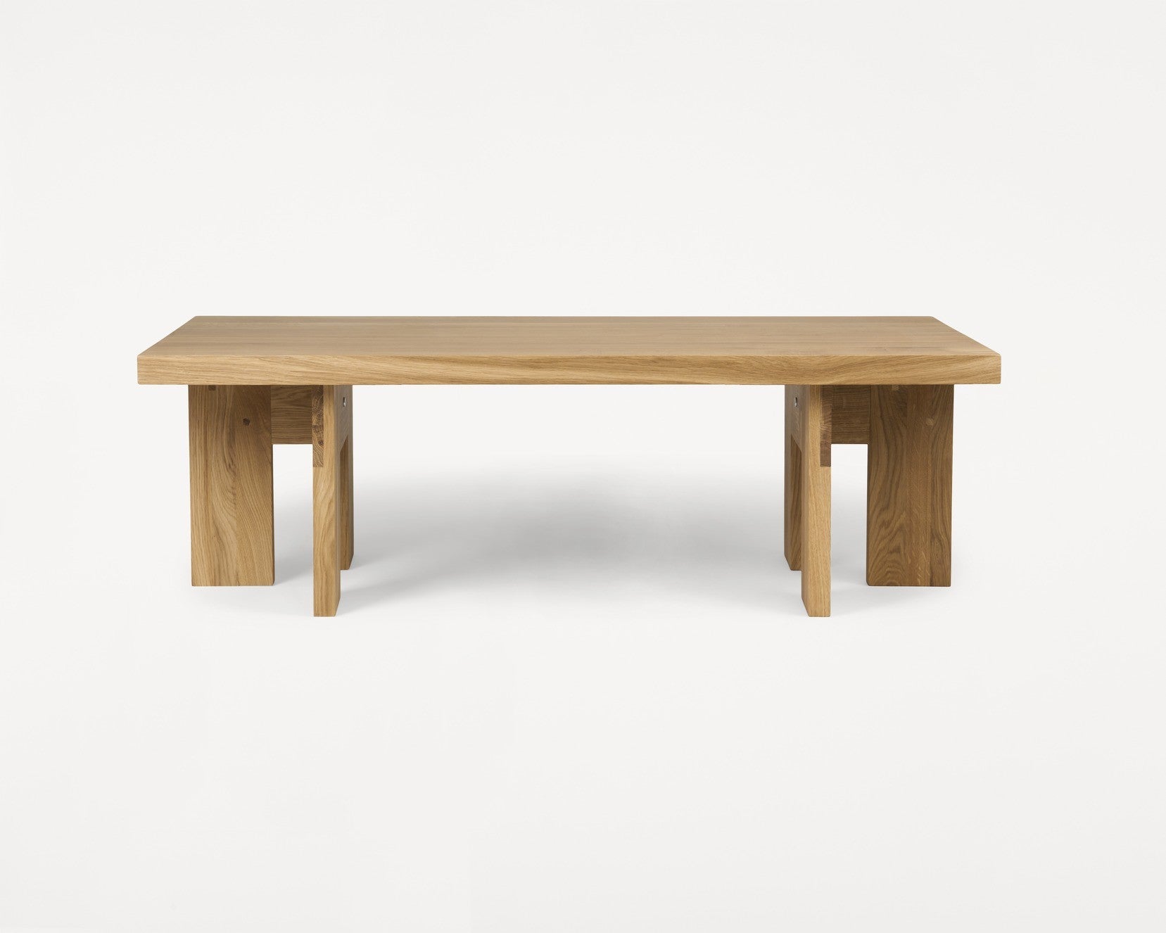 Farmhouse Coffee Table | Natural Oak | Rectangle