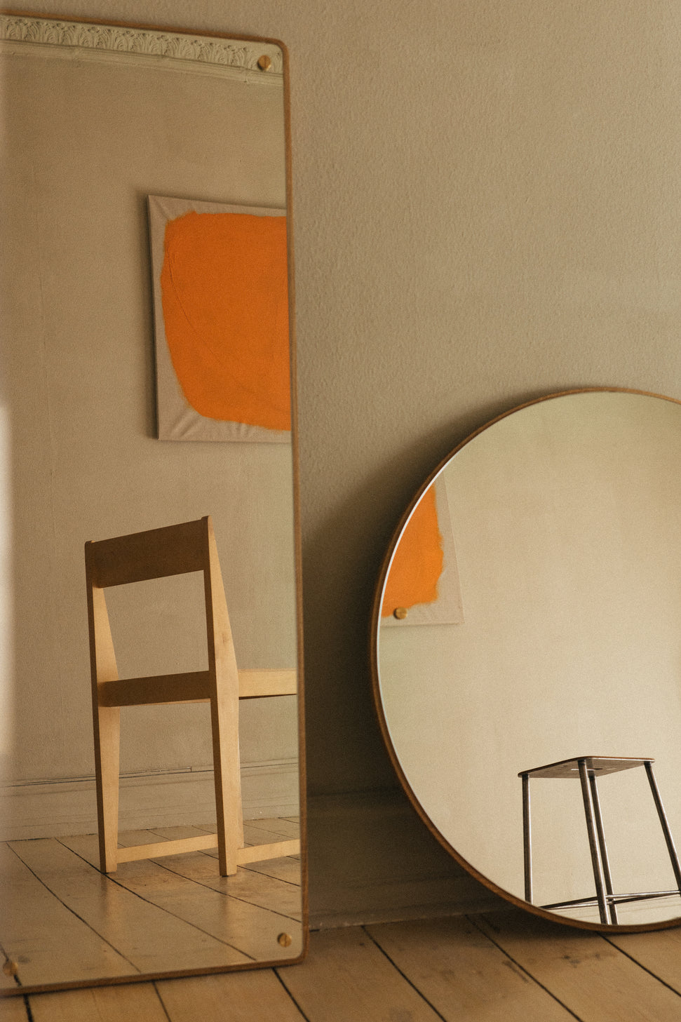 CM-1 Circle Mirror | Natural Oak | Small