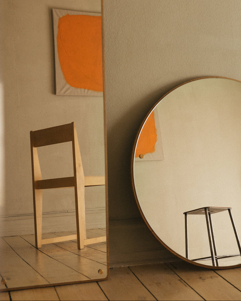 CM-1 Circle Mirror | Natural Oak | Large