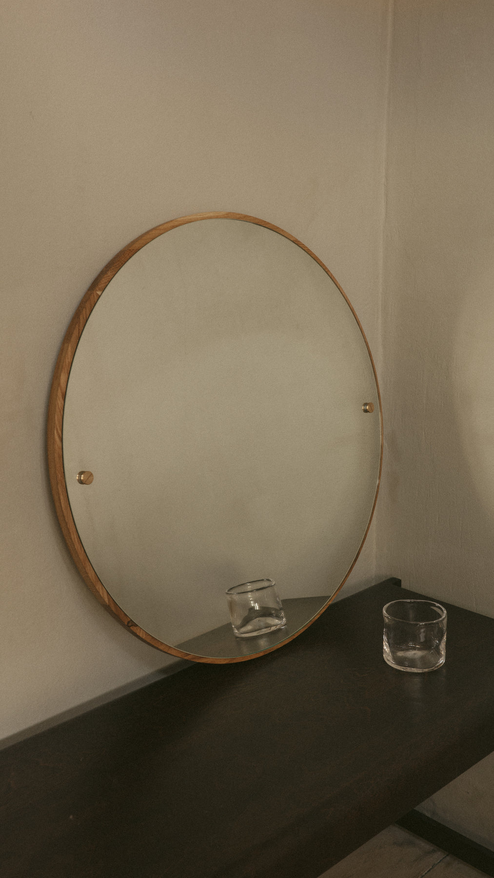 CM-1 Circle Mirror | Natural Oak | Large
