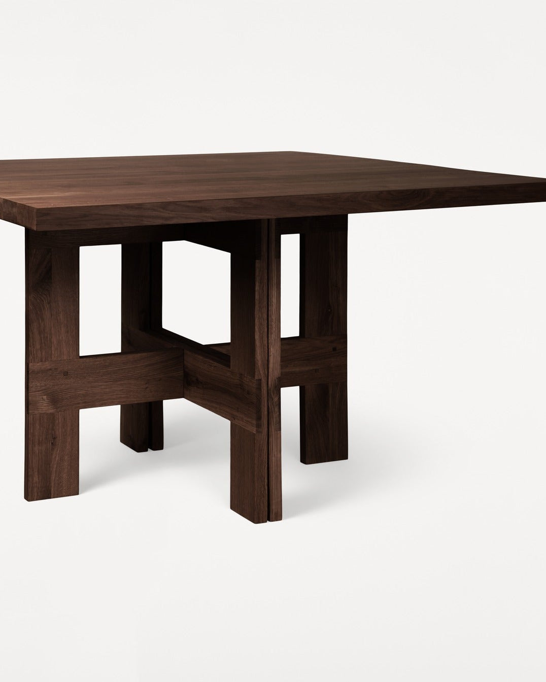 Trestle Table | Dark Oak | Square