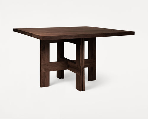 Trestle Table | Dark Oak | Square