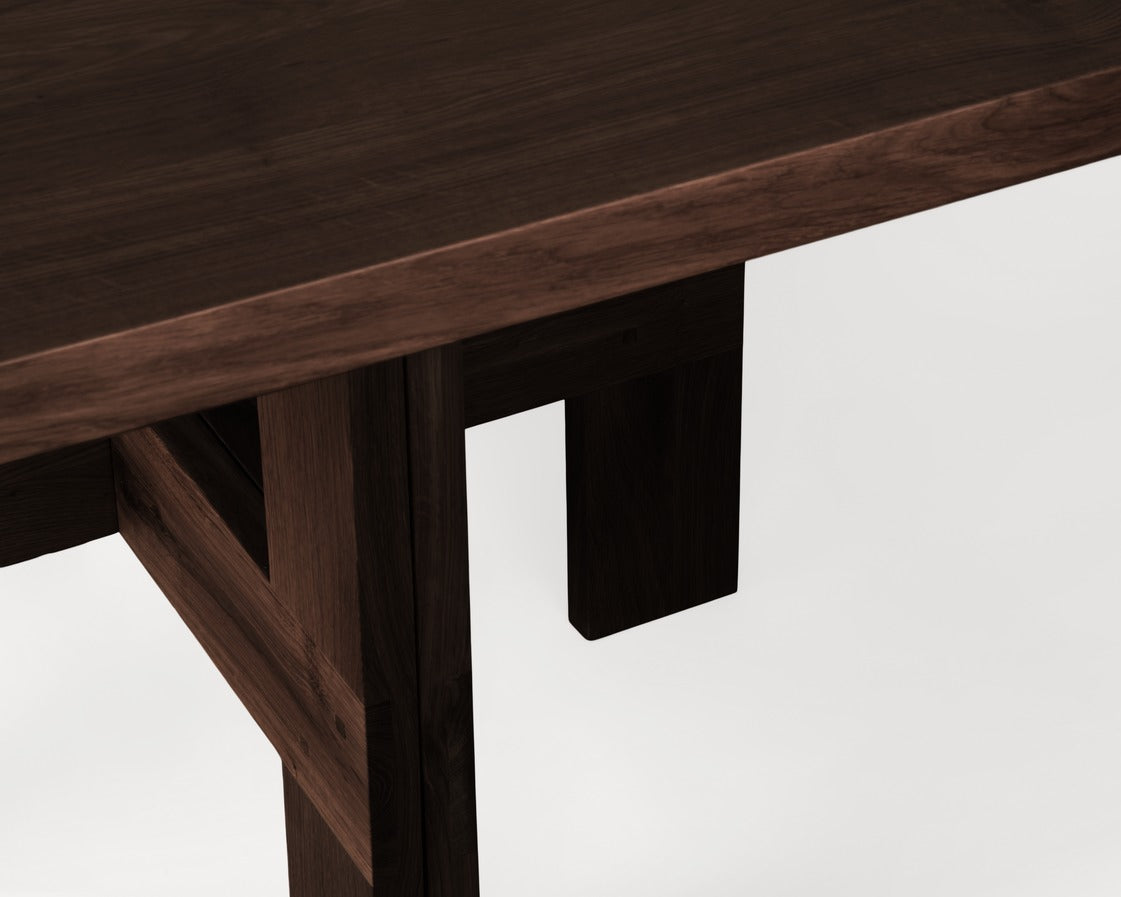 Trestle Table | Dark Oak | Square