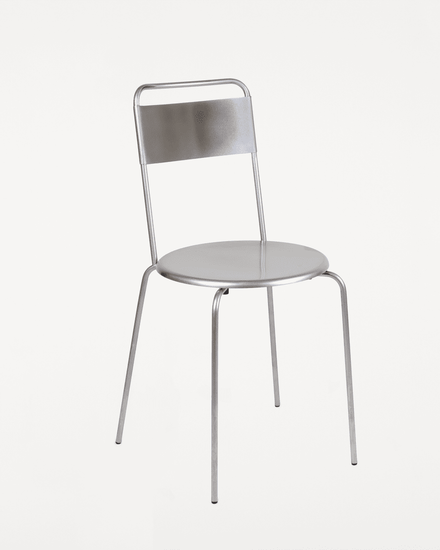 Petit Rond Chair | Stainless Steel