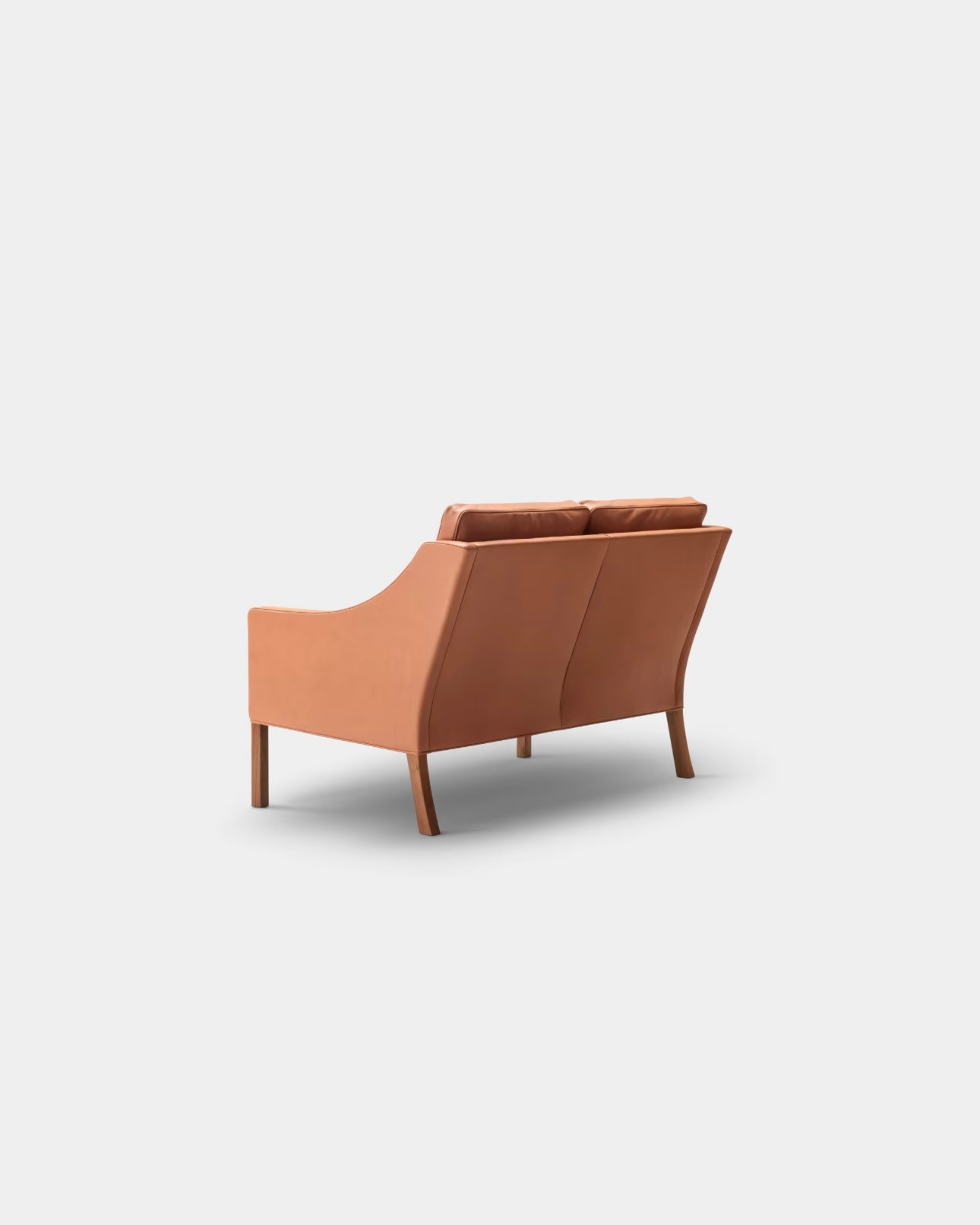 Mogensen 2208 Sofa | Cognac Leather and Oiled Walnut