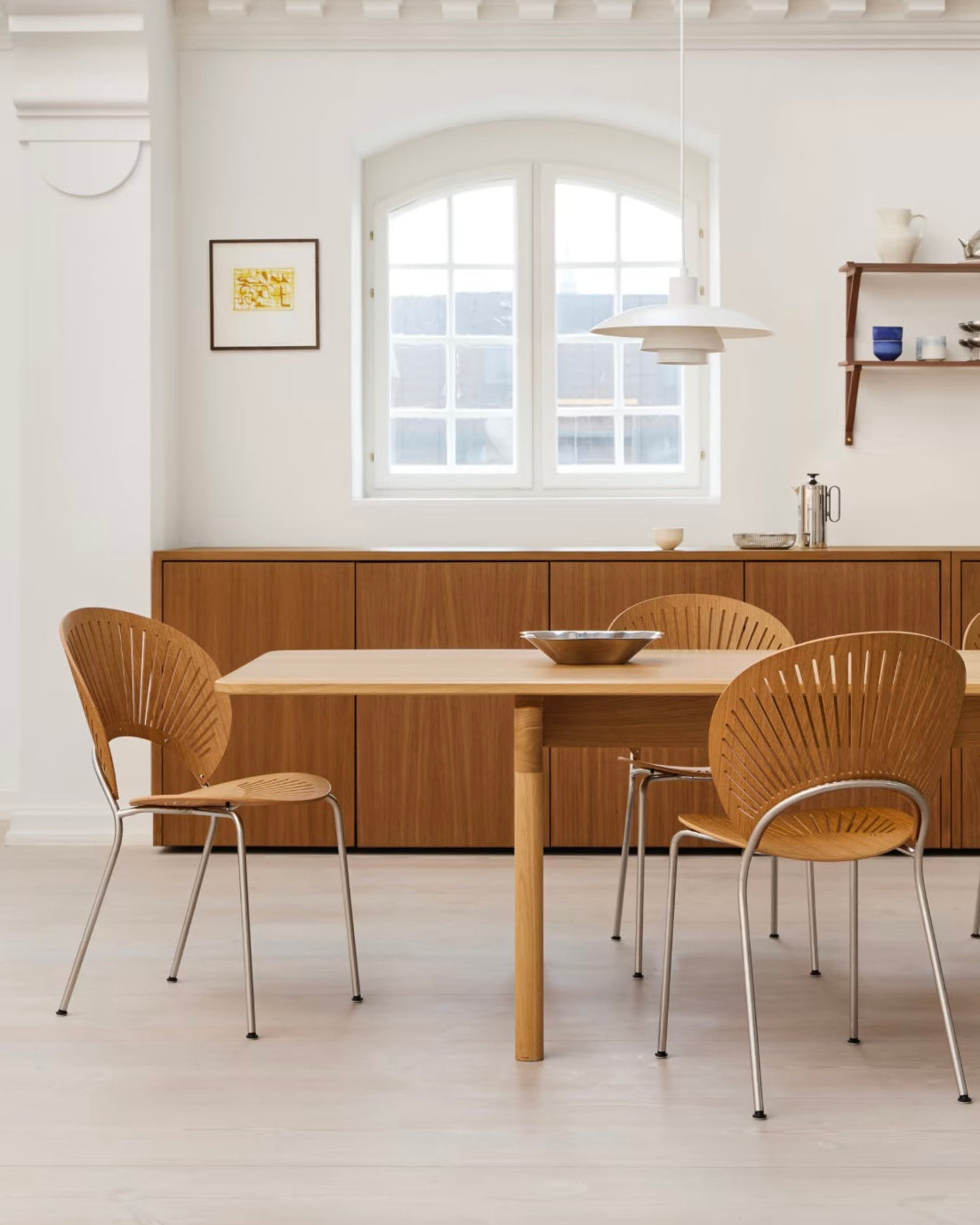 The Trinidad Chair | Oiled Oak and Chome