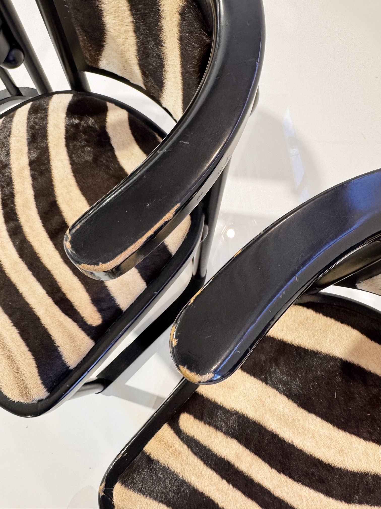 Vintage Josef Hoffmann Cabaret Fledermaus Chairs, Set of Four