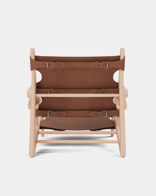 The Hunting Chair | Cognac Leather and Light Oiled Oak