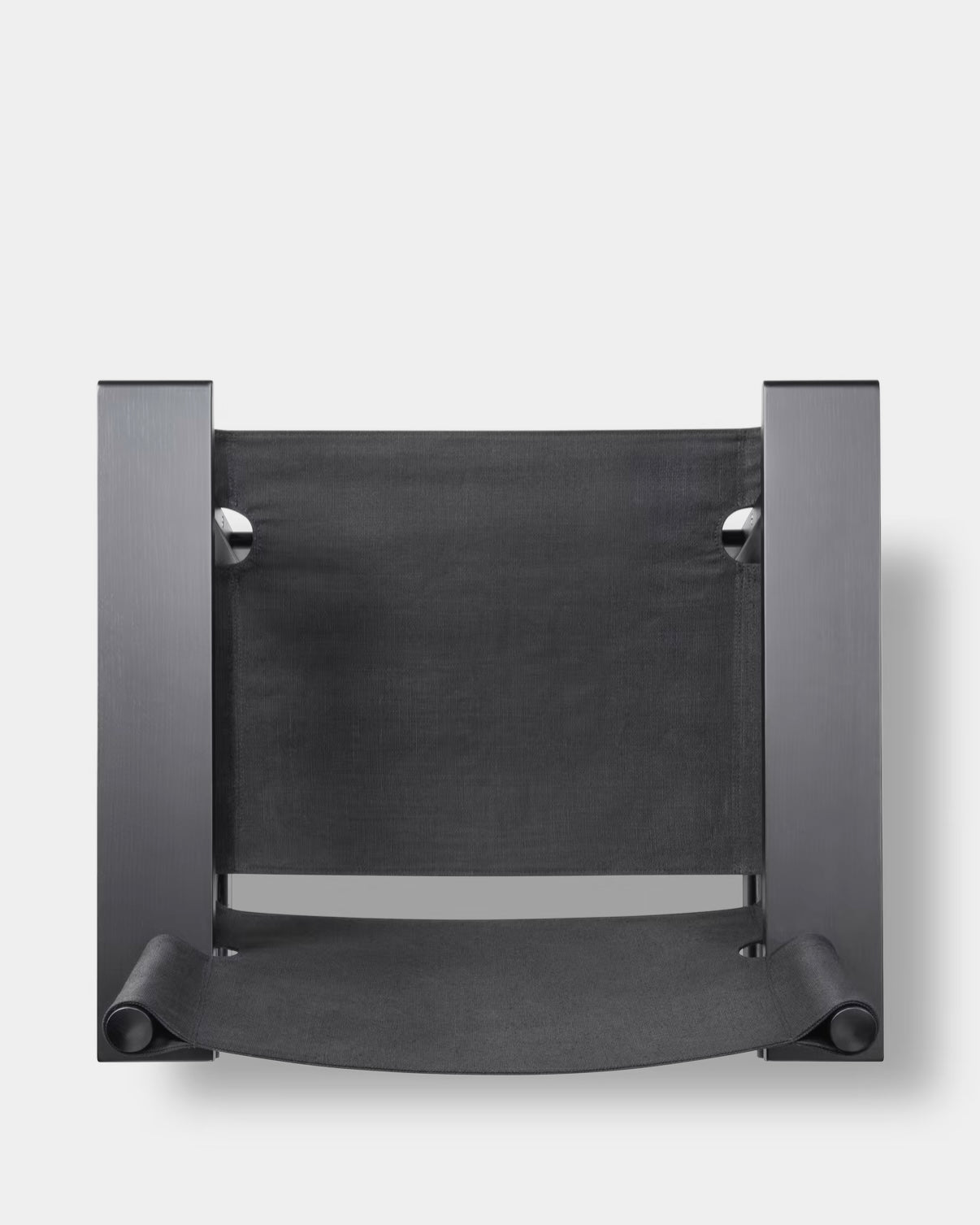 The Canvas Chair | Black Canvas and Black Lacquered Oak