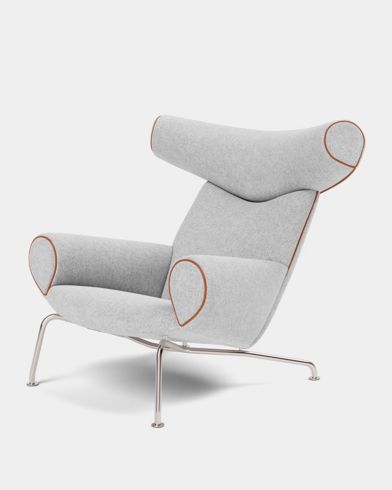 Ox Chair | Wool Blend and Stainless Steel