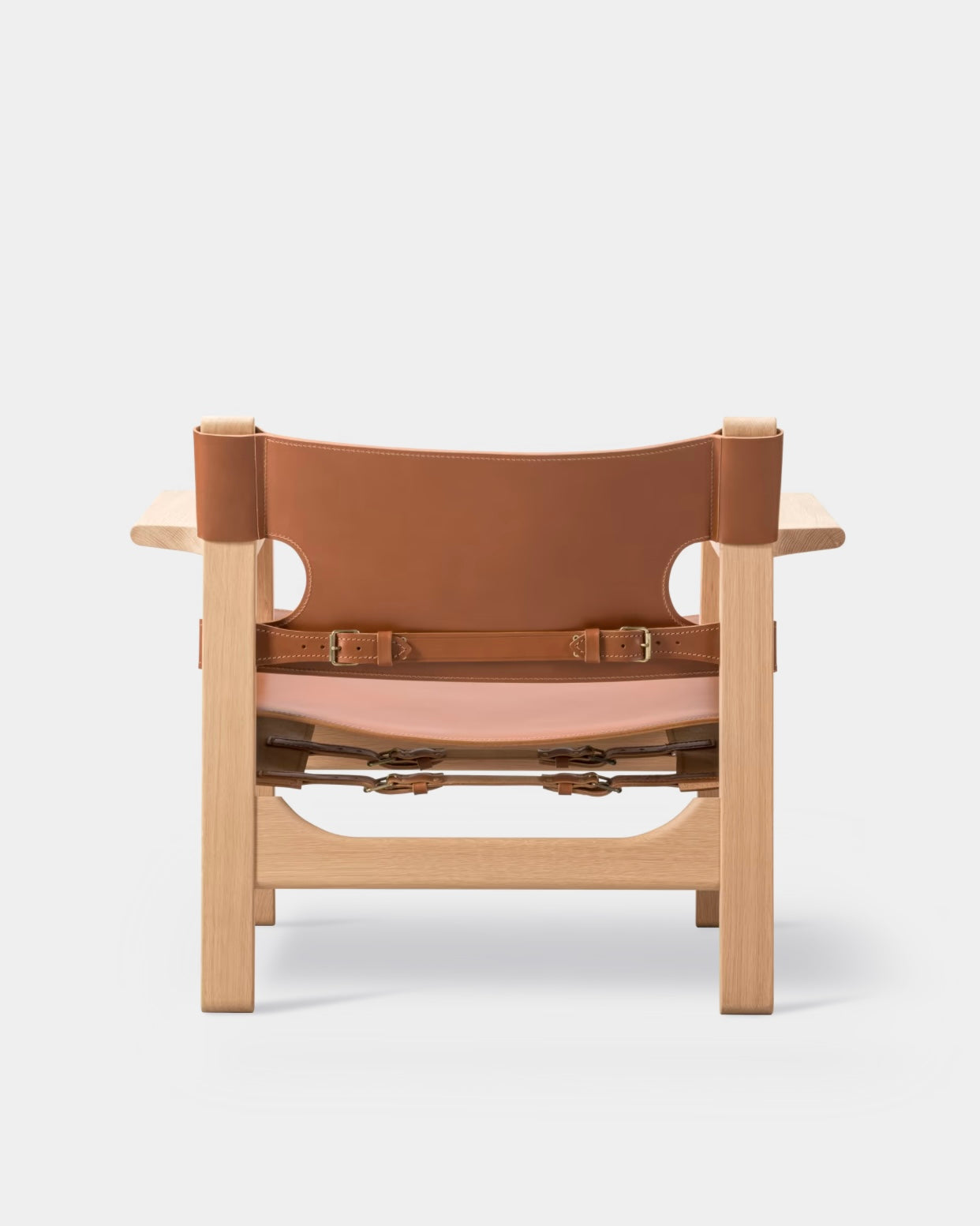 The Spanish Chair | Cognac Leather and Light Oiled Oak